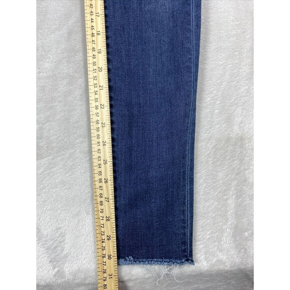 Just Blue Skinny Fit Distressed Raw Hem Style JB82246DK Size 7/28 - Picture 10 of 14